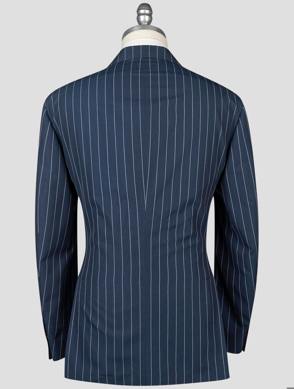Isaia Blue Cotton Wool Suit