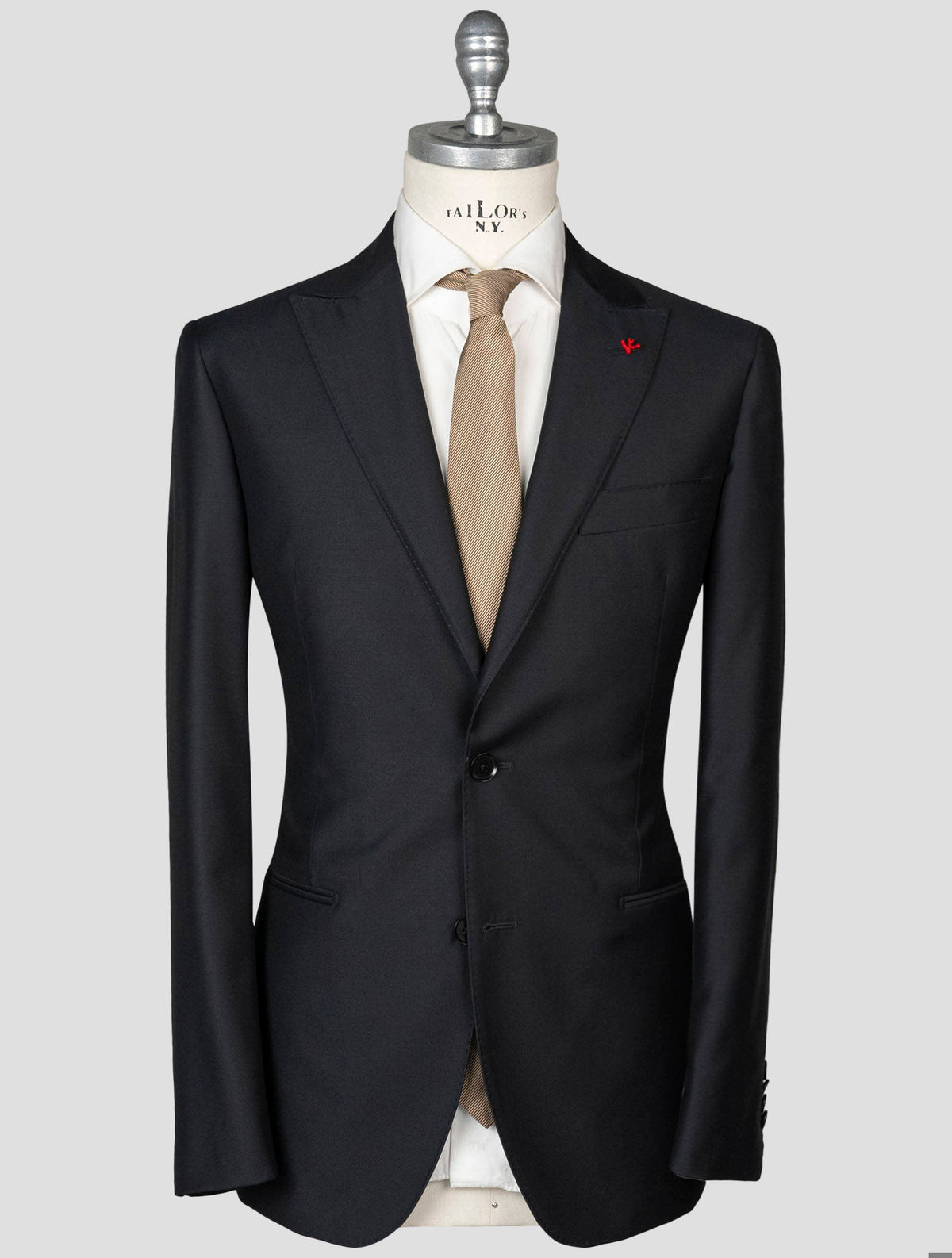 Isaia Black Wool 110's Suit