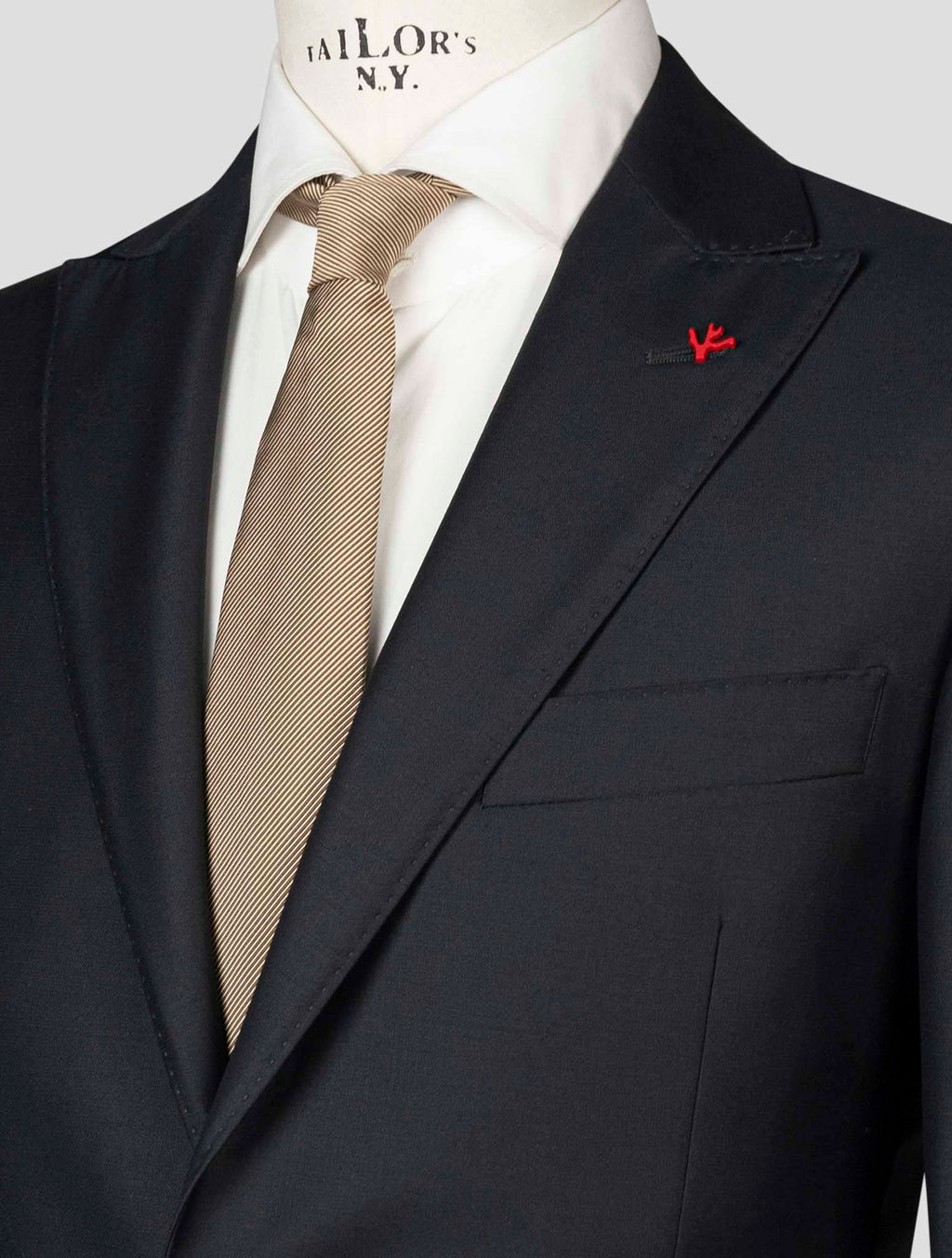 Isaia Black Wool 110's Suit