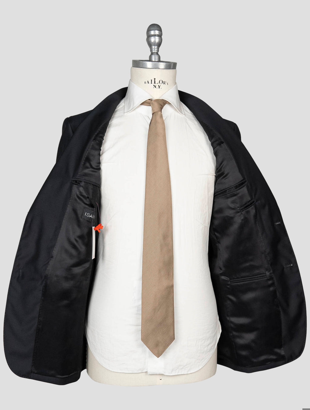 Isaia Black Wool 110's Suit