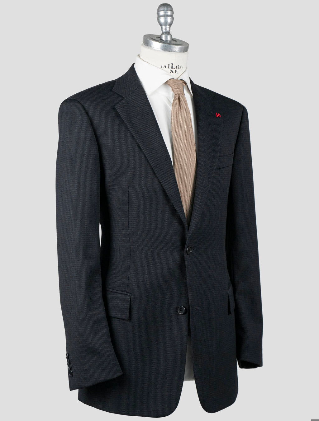 Isaia Isaia Blue Wool Suit Blue 001