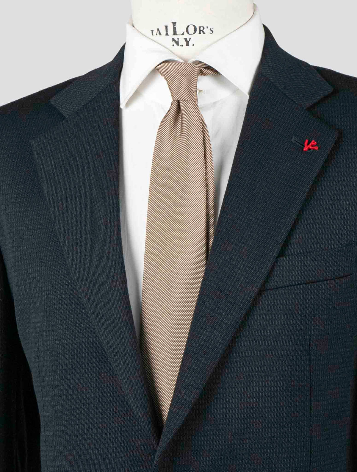 Isaia Blue Wool Suit