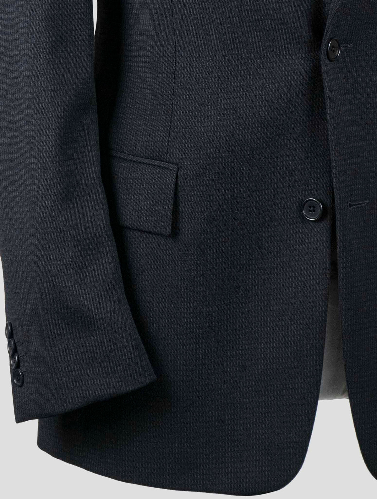 Isaia Blue Wool Suit