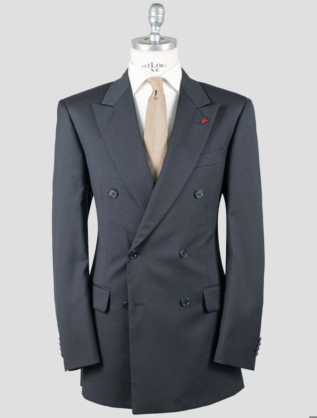 Isaia Isaia Blue Wool Suit Blue 000