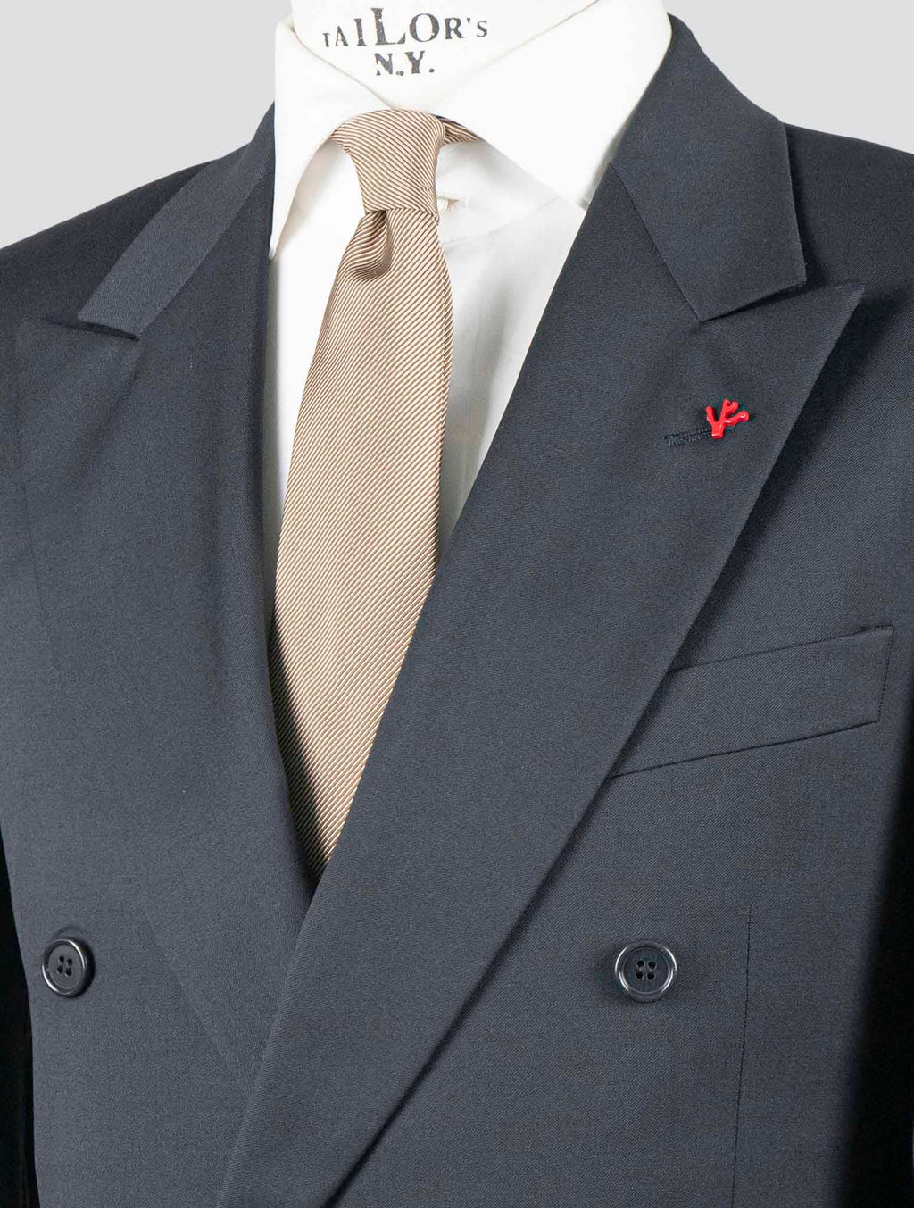 Isaia Blue Wool Suit