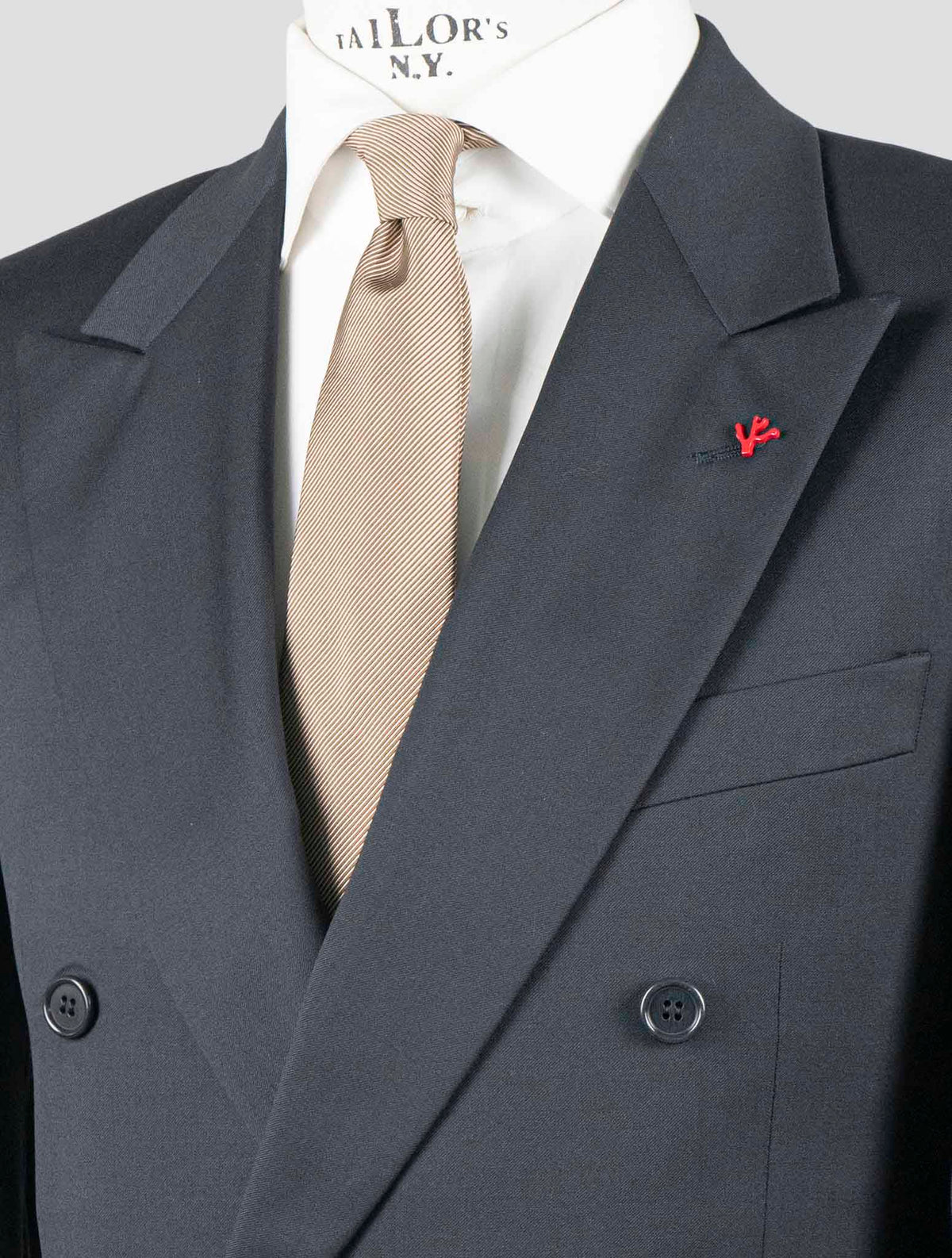 Isaia Blue Wool Suit