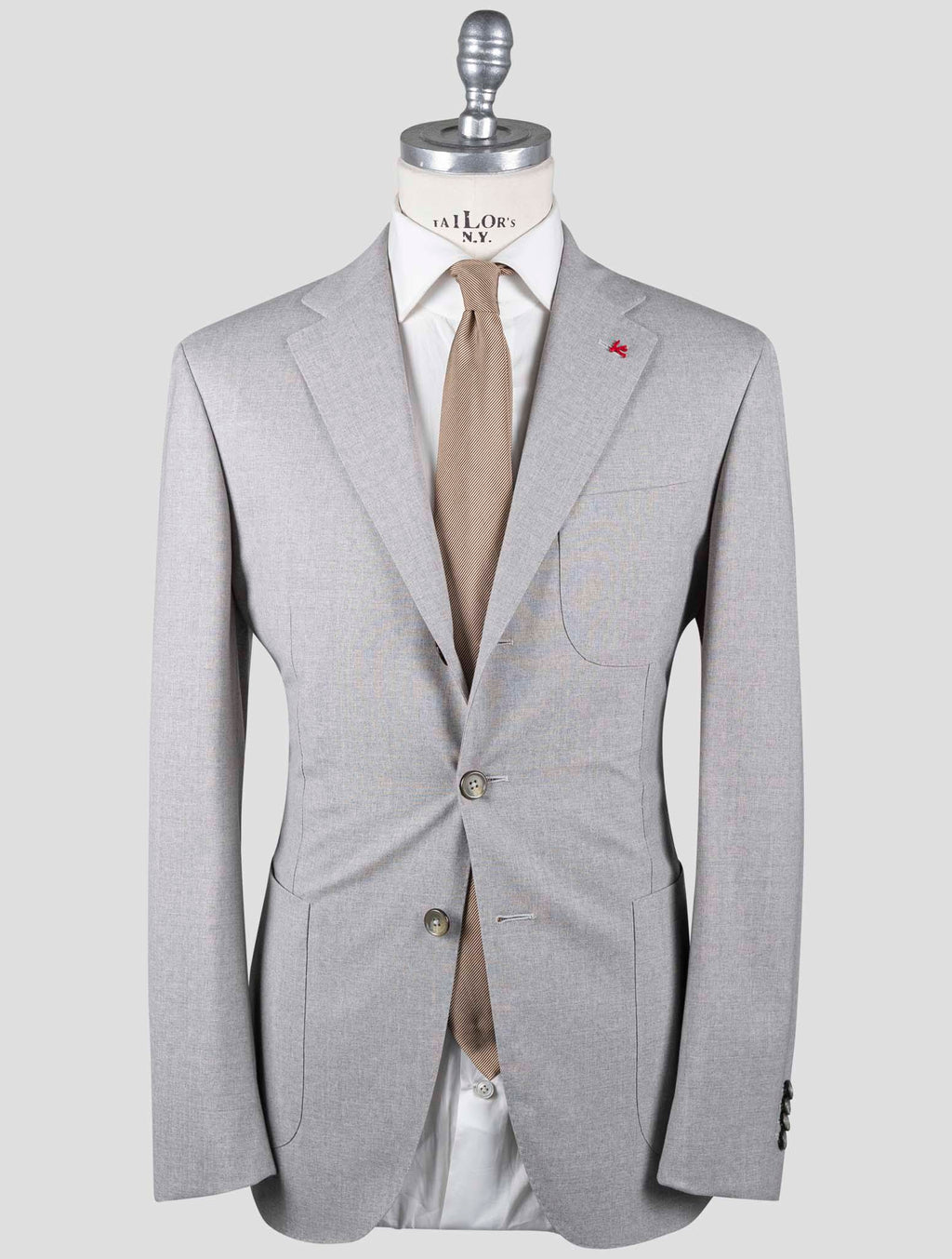 Isaia Isaia Gray Virgin Wool Suit Gray 000