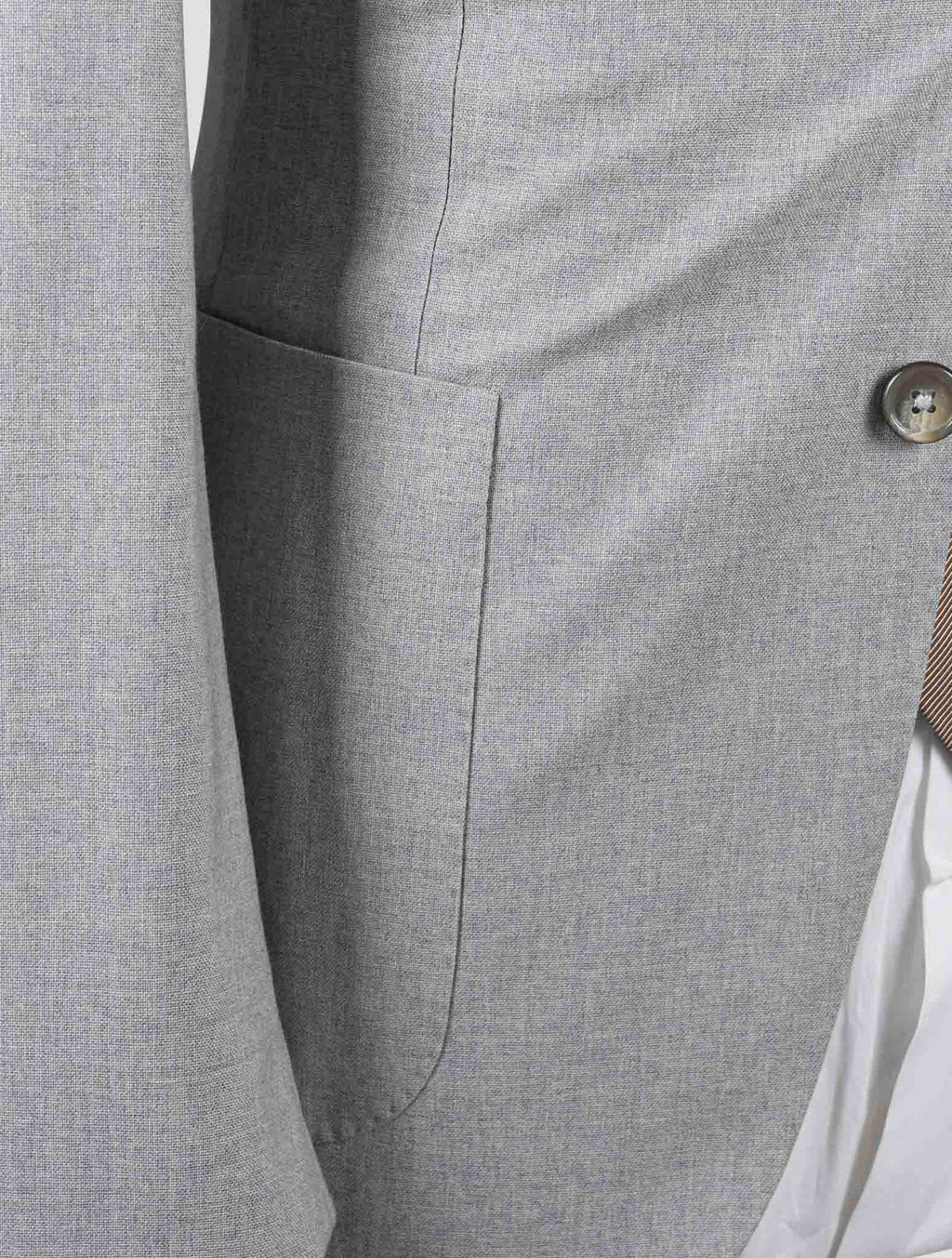Isaia Gray Virgin Wool Suit