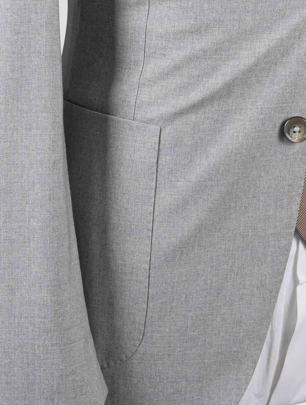 Isaia Gray Virgin Wool Suit