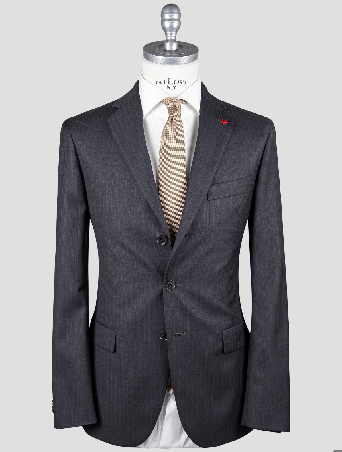 Isaia Isaia Gray Wool 120's Suit Gray 000