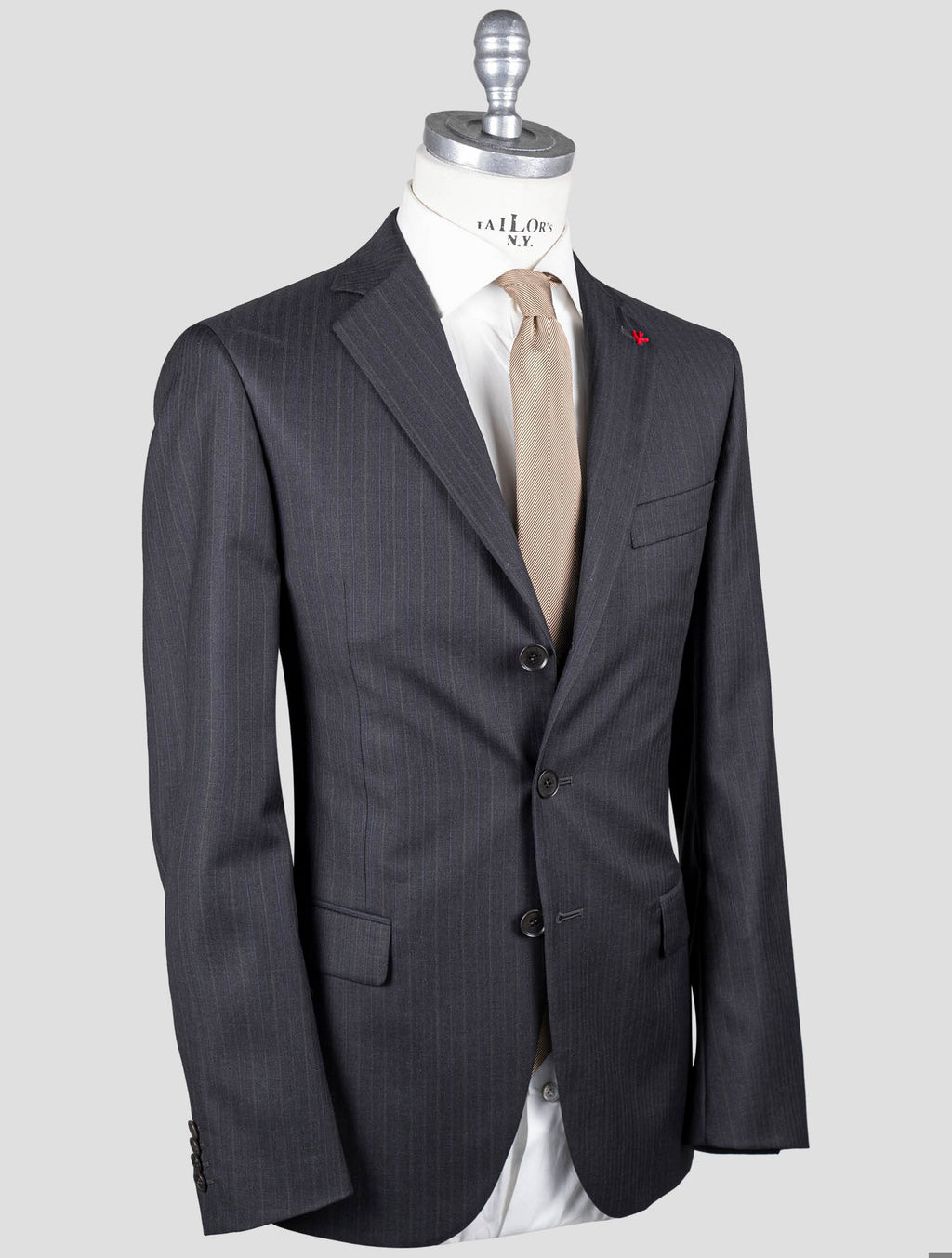 Isaia Isaia Gray Wool 120's Suit Gray 001