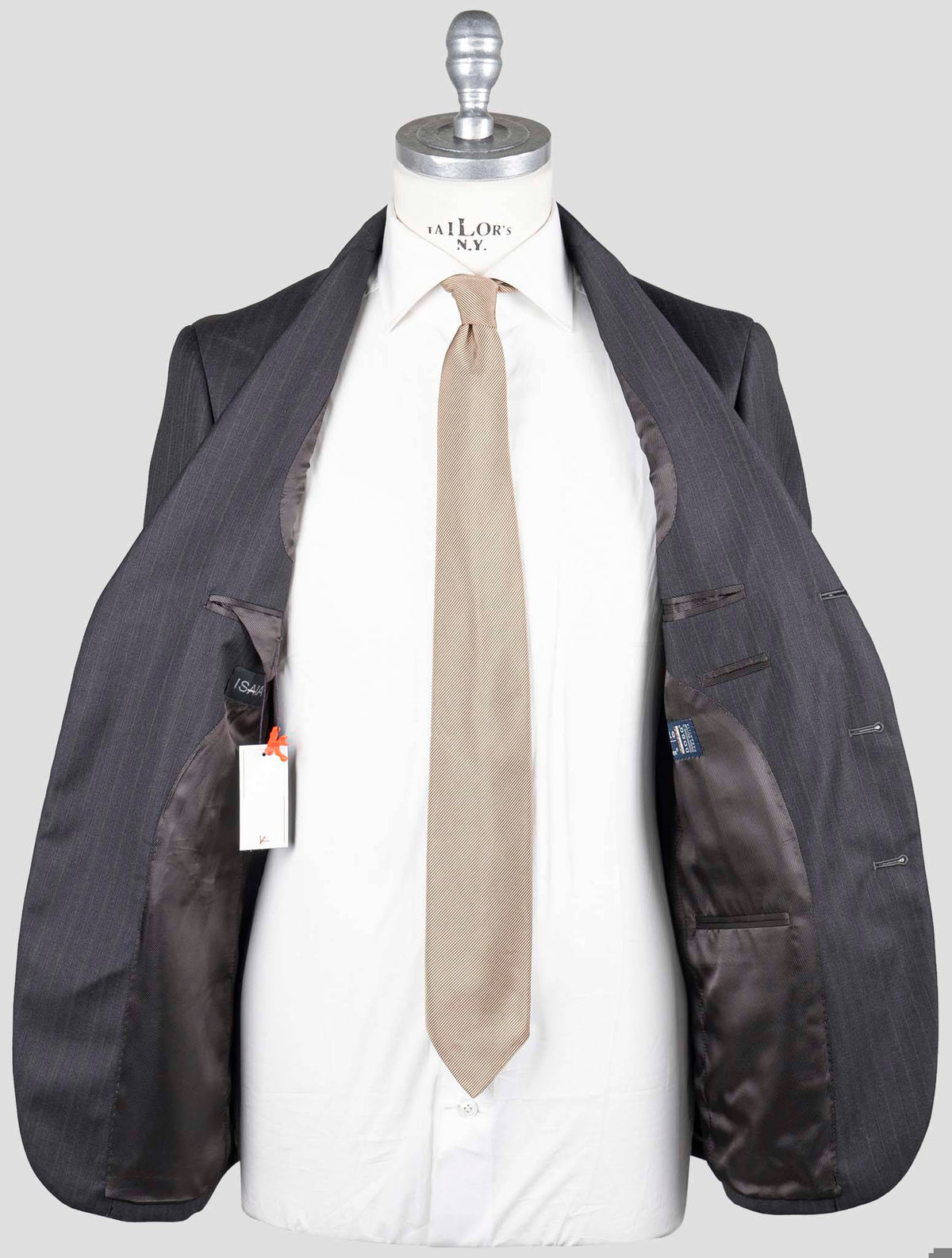 Isaia Gray Wool 120's Suit