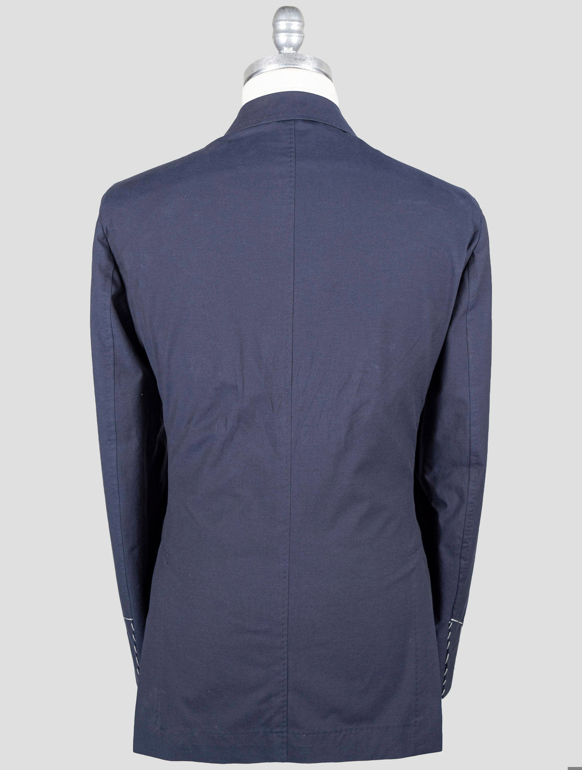 Isaia Blue Cotton Suit