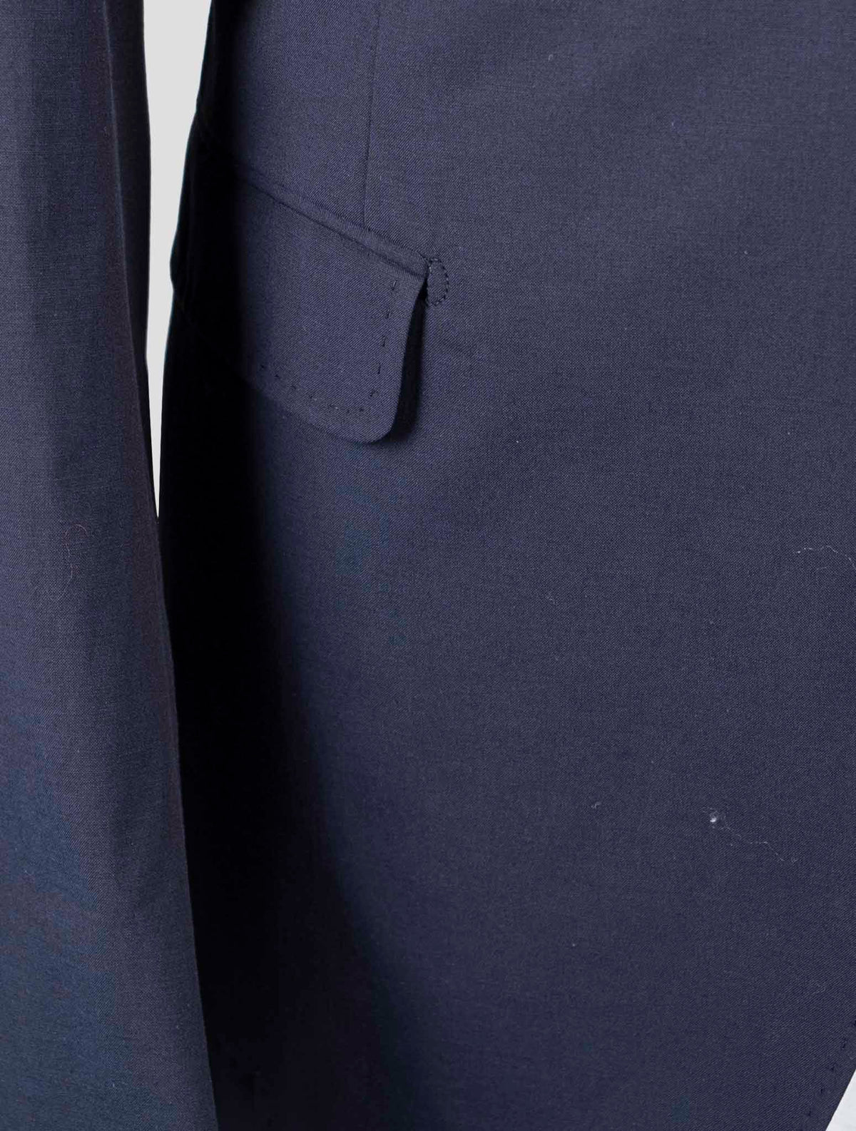 Isaia Blue Cotton Suit