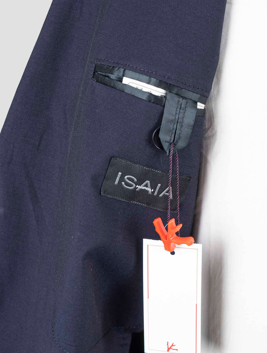 Isaia Blue Cotton Suit