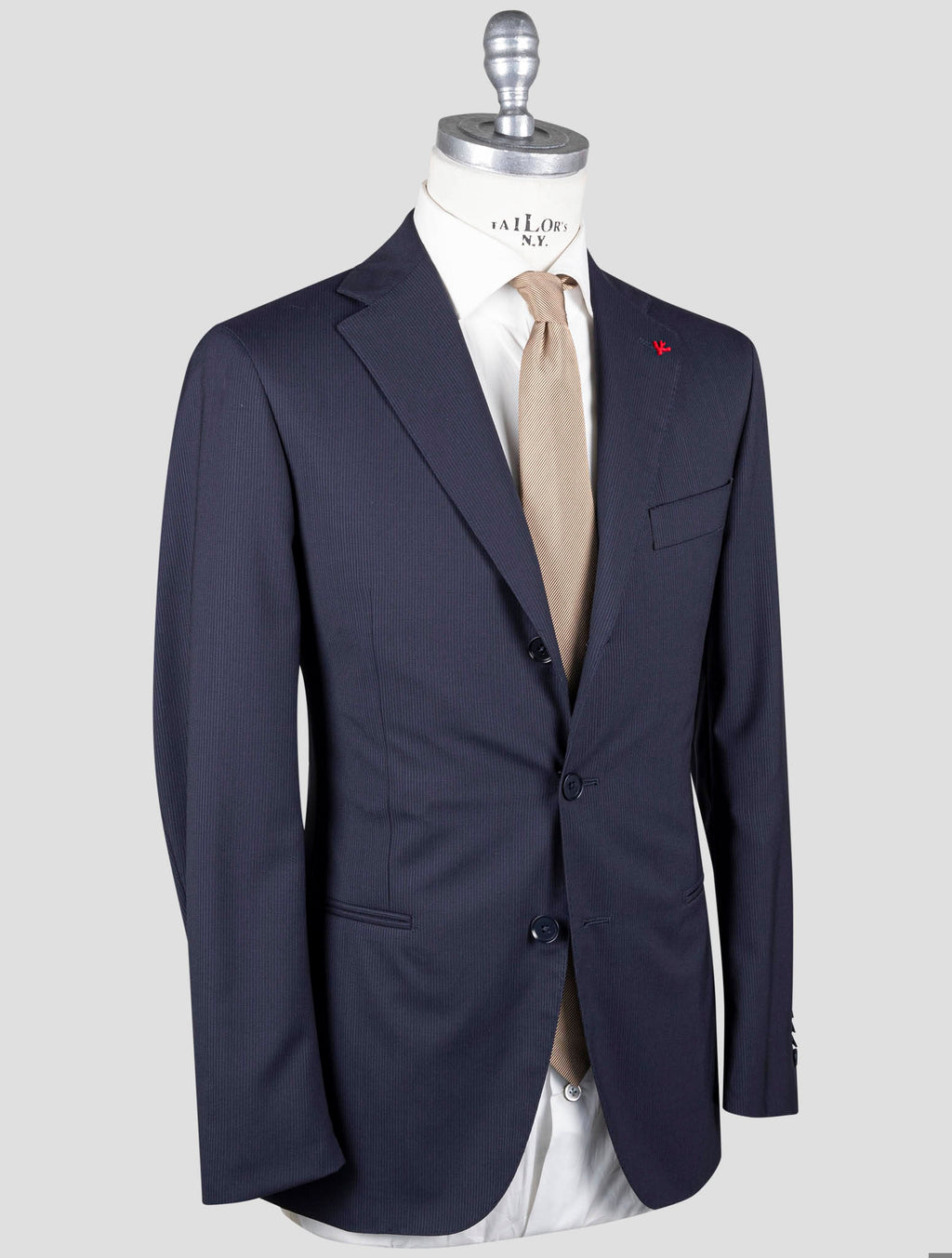 Isaia Isaia Blue Wool 130's Suit Blue 001