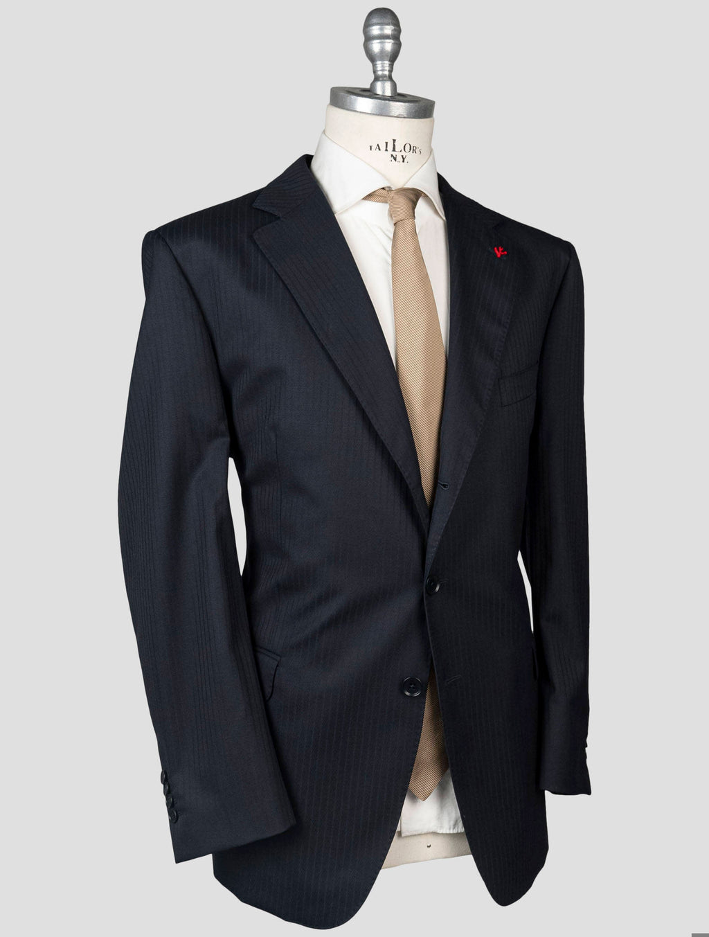 Isaia Isaia Blue Virgin Wool Suit Blue 001