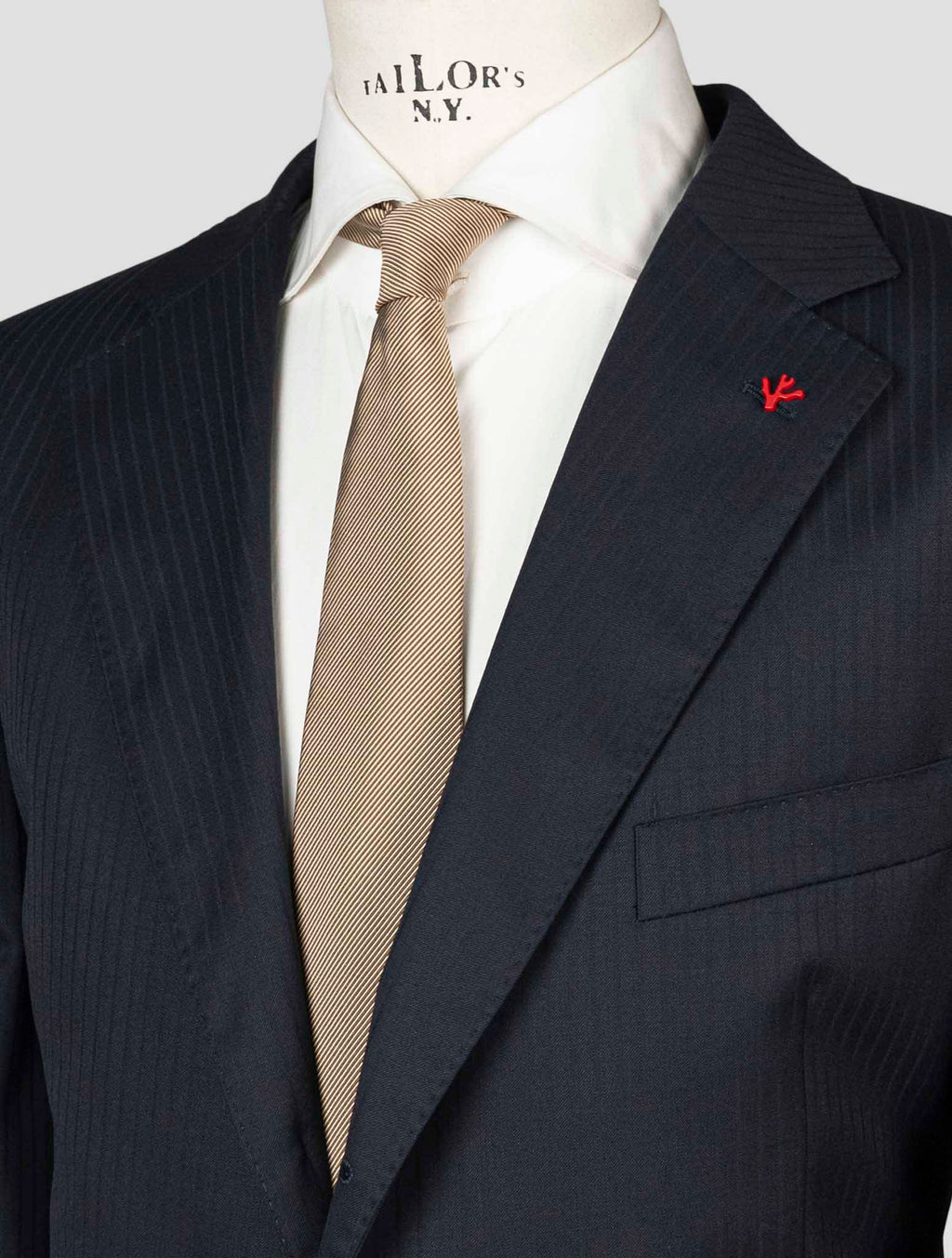 Isaia Blue Virgin Wool Suit