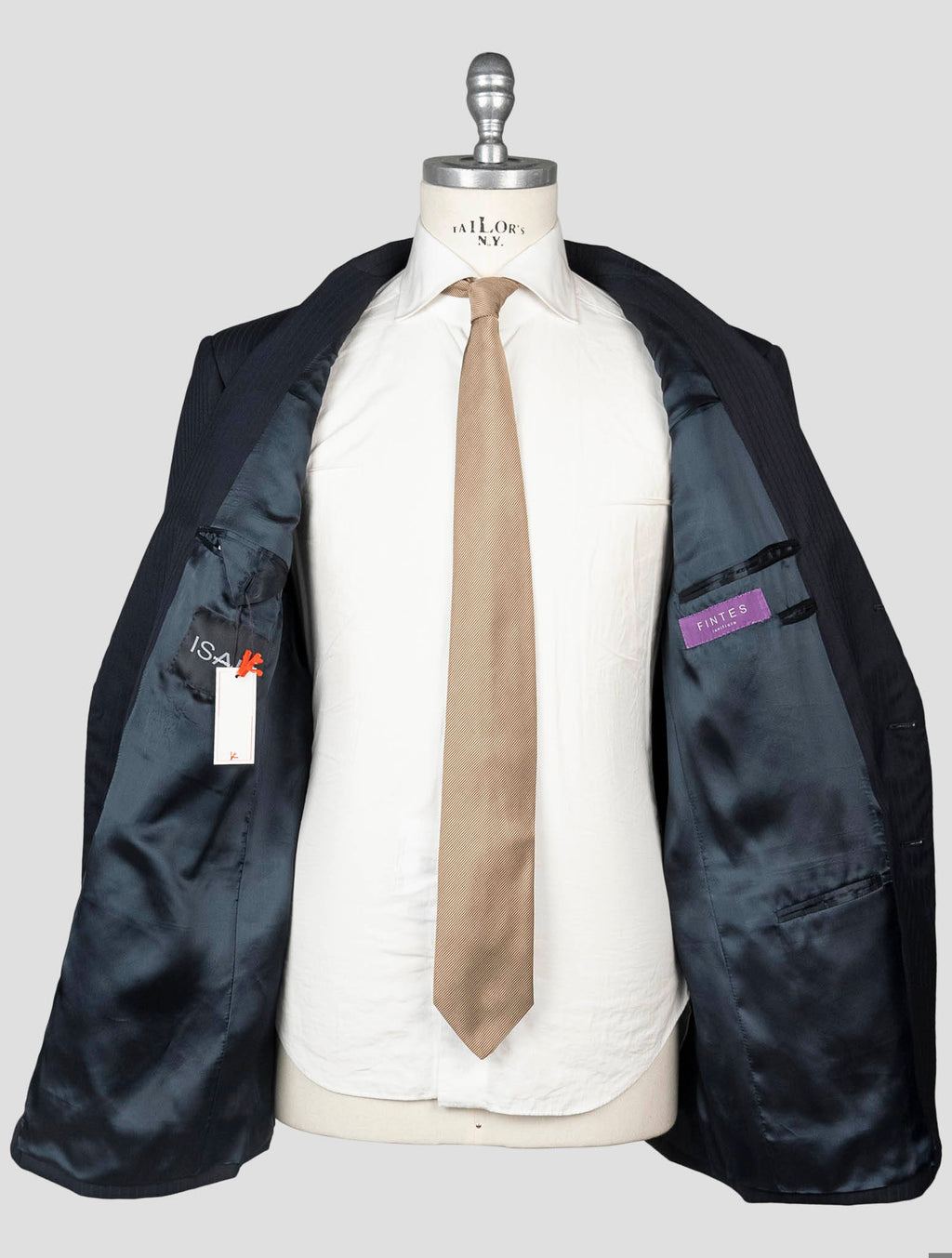 Isaia Blue Virgin Wool Suit