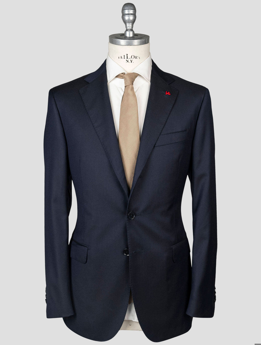 Isaia Isaia Blue Wool 130's Suit Blue 000