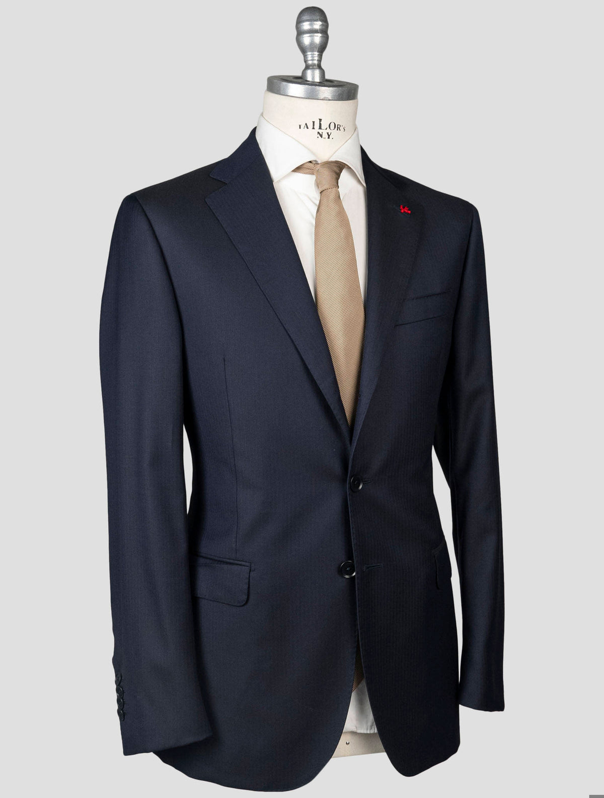 Isaia Isaia Blue Wool 130's Suit Blue 001