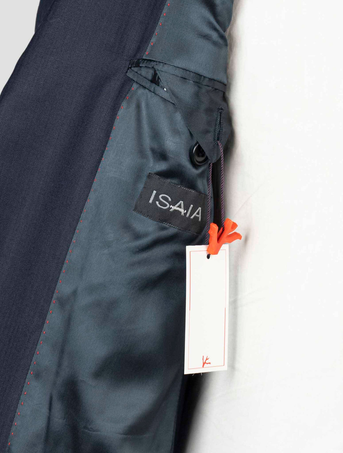 Isaia Blue Wool 130's Suit
