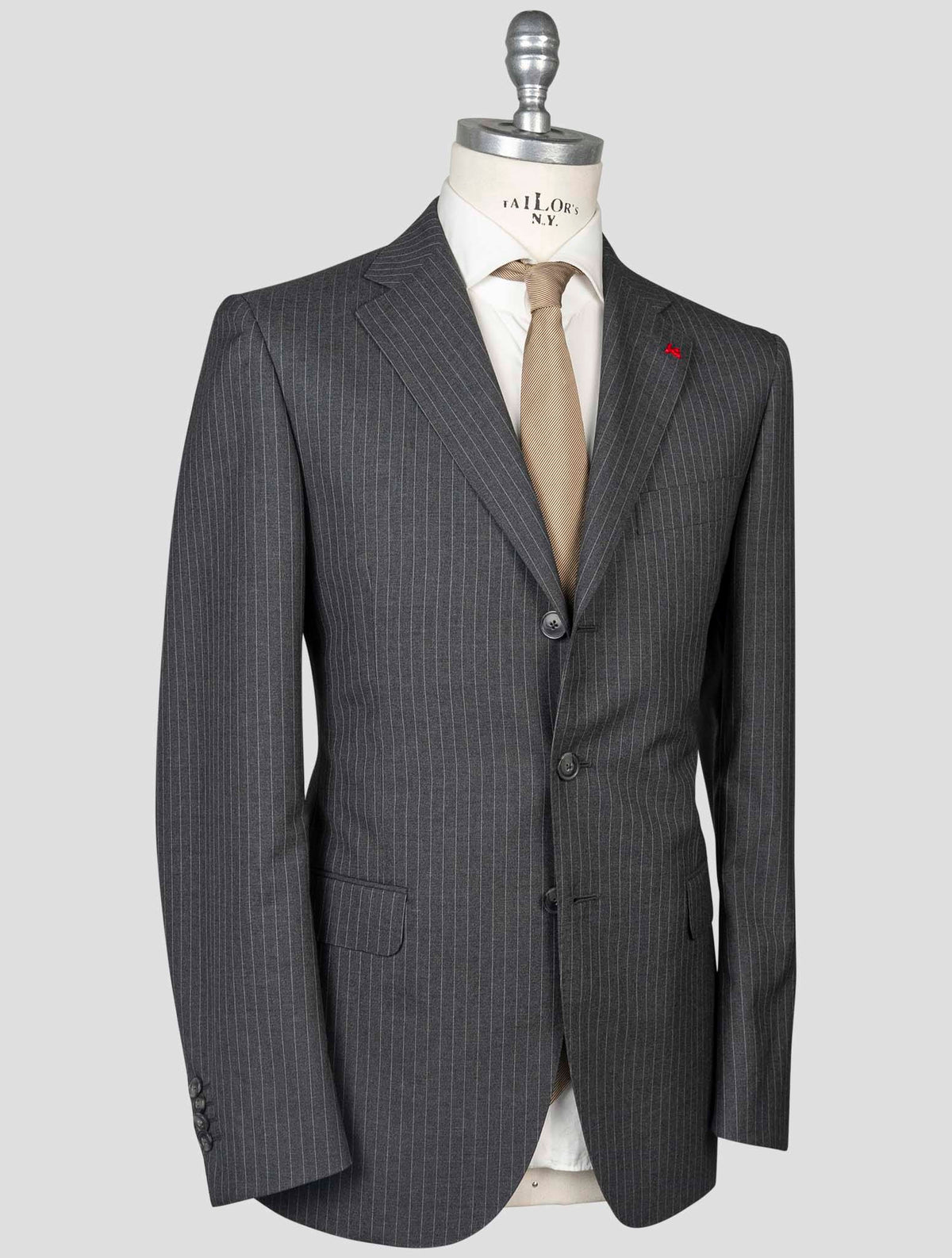 Isaia Isaia Gray Wool 130's Suit Gray 001