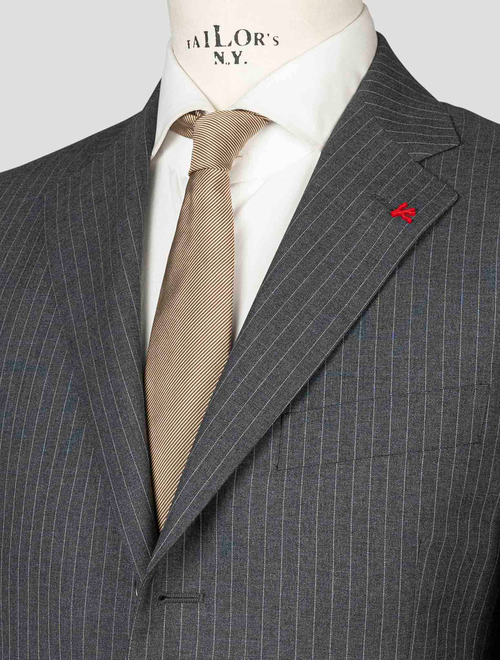 Isaia Gray Wool 130's Suit