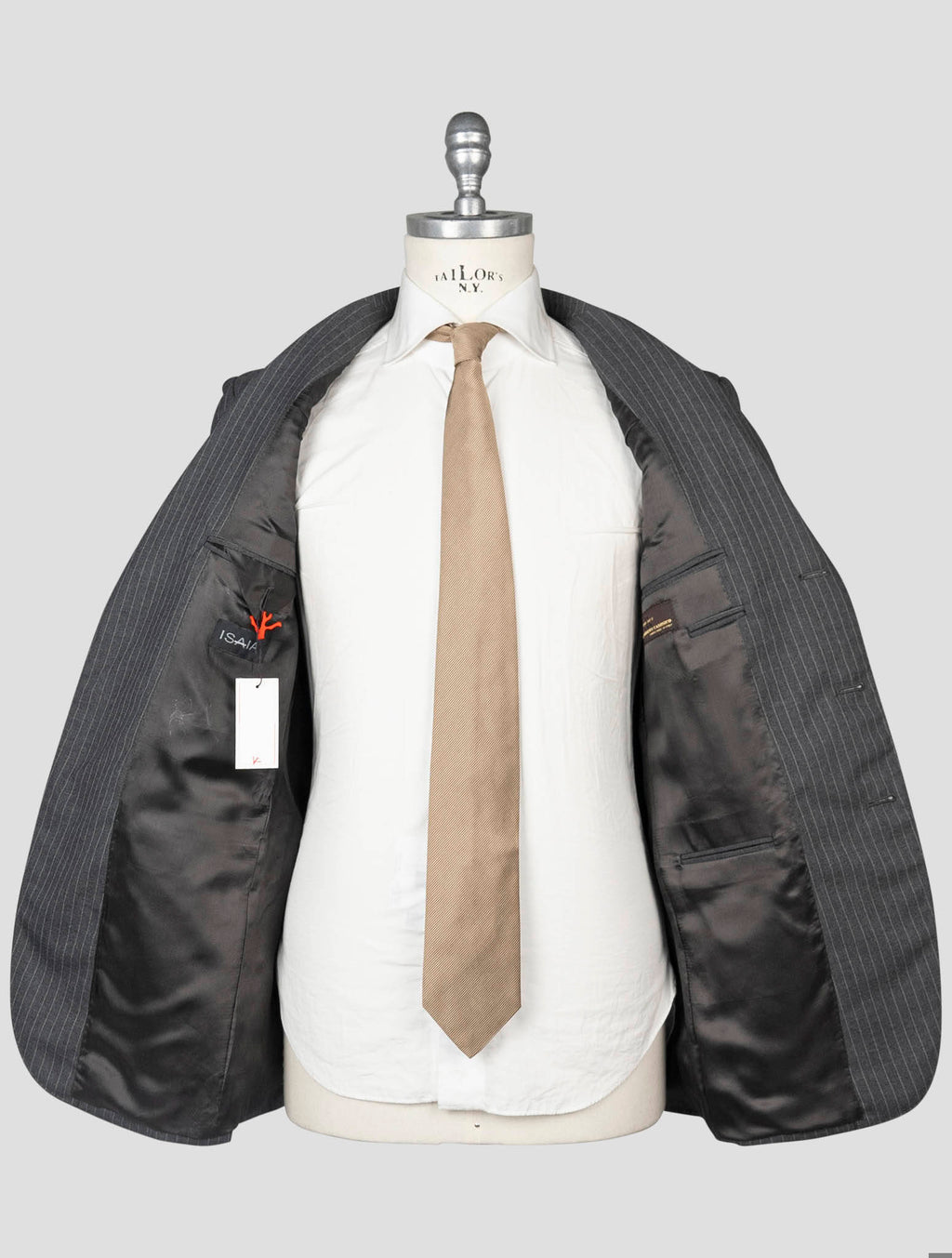 Isaia Gray Wool 130's Suit