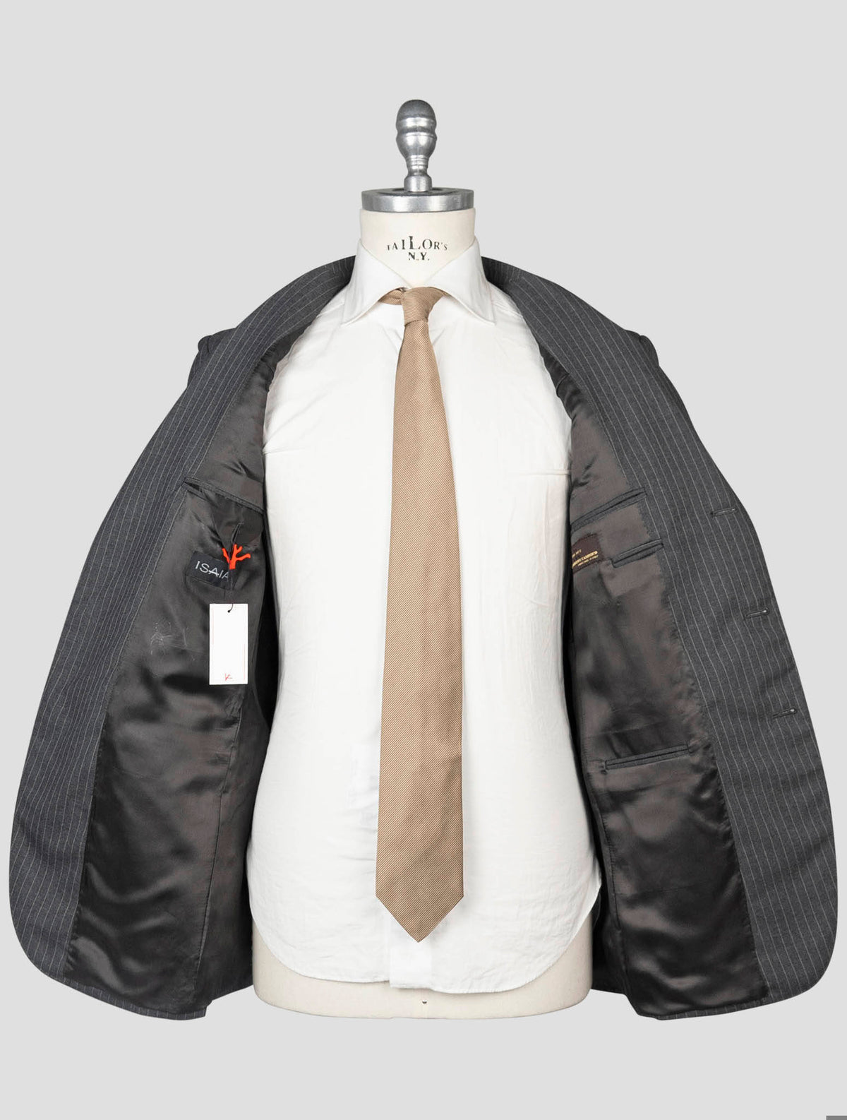 Isaia Gray Wool 130's Suit