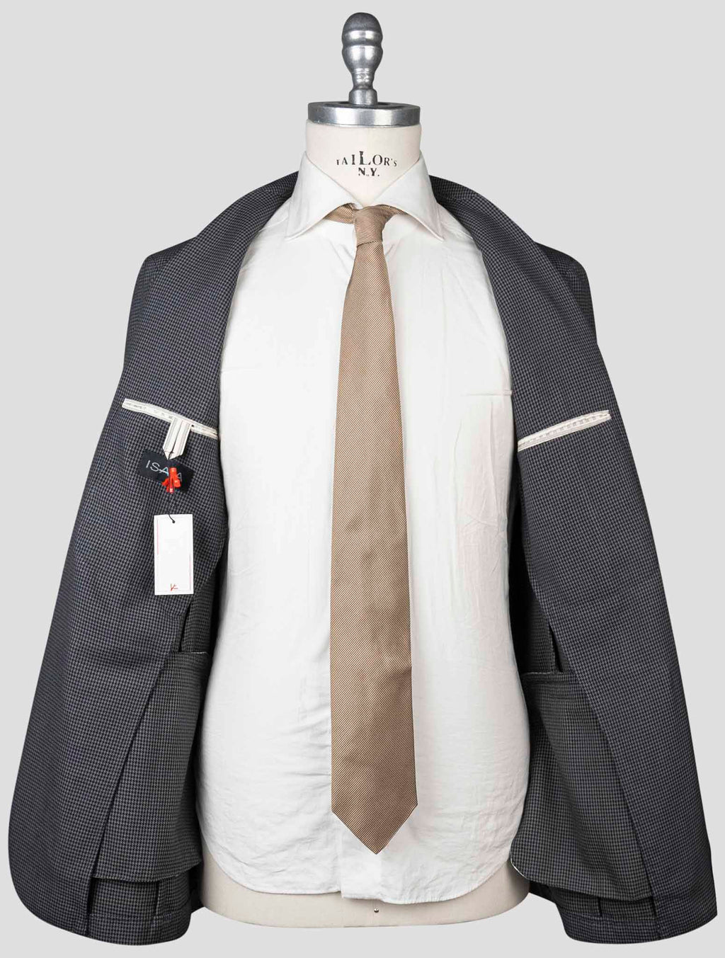 Isaia Gray Virgin Wool Suit