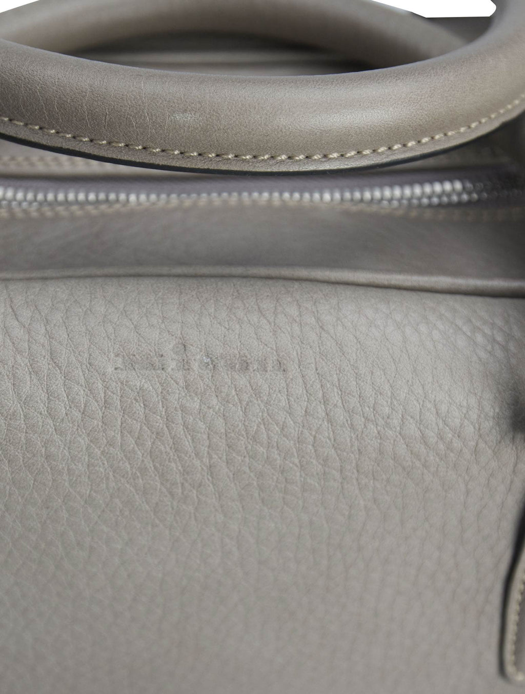 Kiton Beige Leather Bag