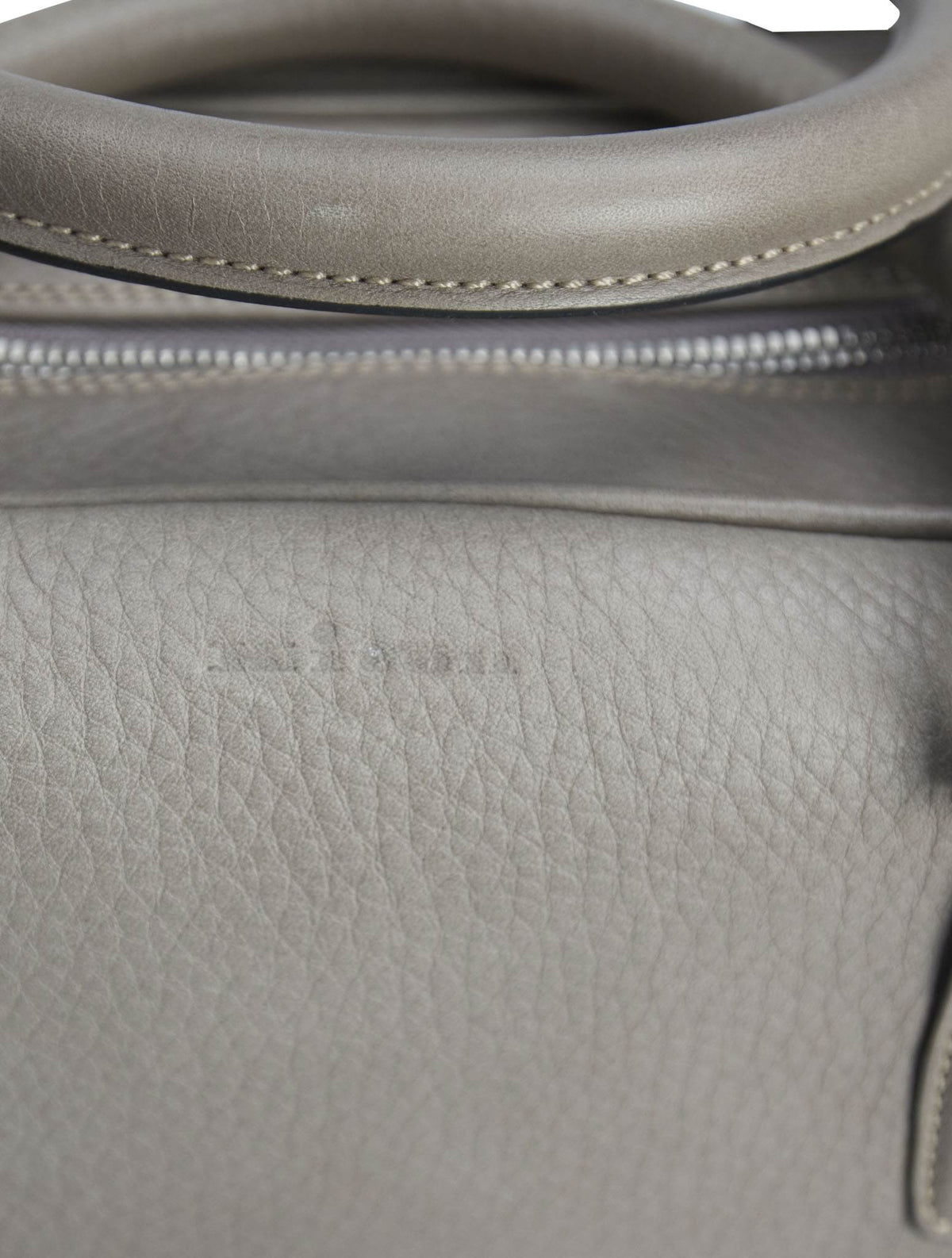 Kiton Beige Leather Bag