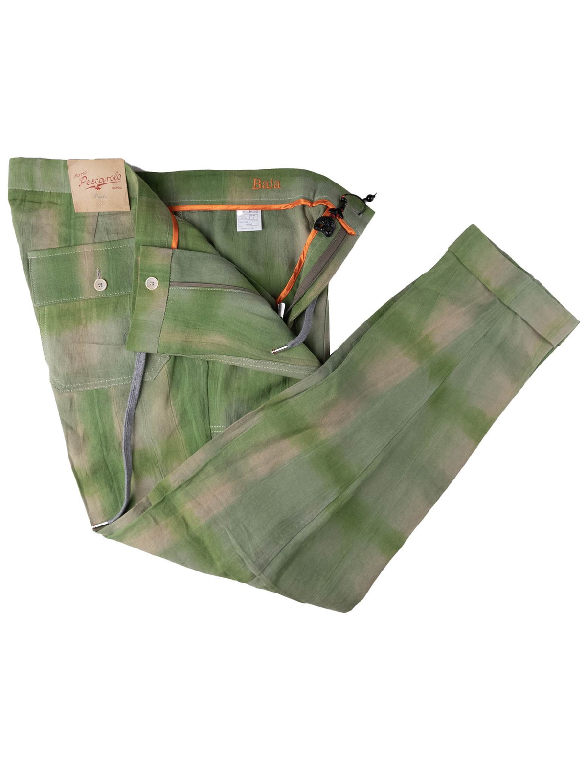 Marco Pescarolo Multicolor Linen Pants