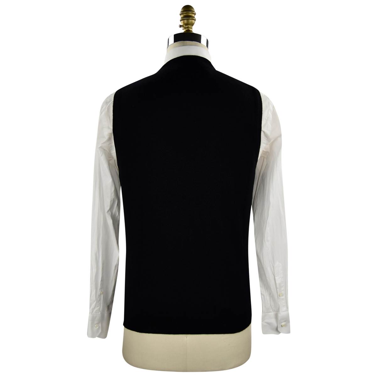 BARBA NAPOLI Black Cashmere Wool Viscose Sweater