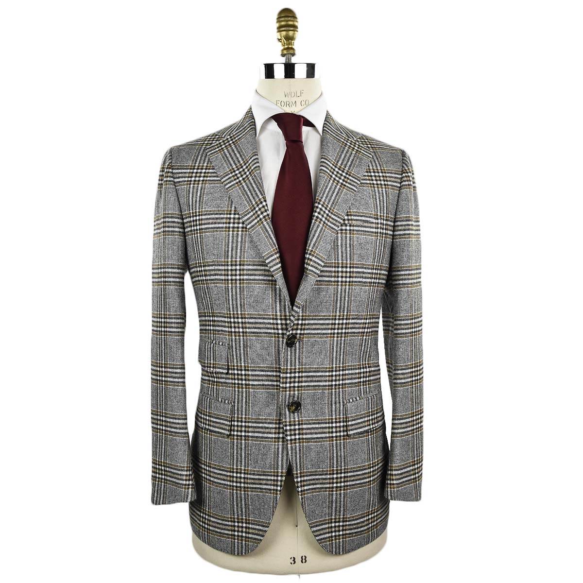CESARE ATTOLINI Multicolor Cotton Wool Cashmere Blazer