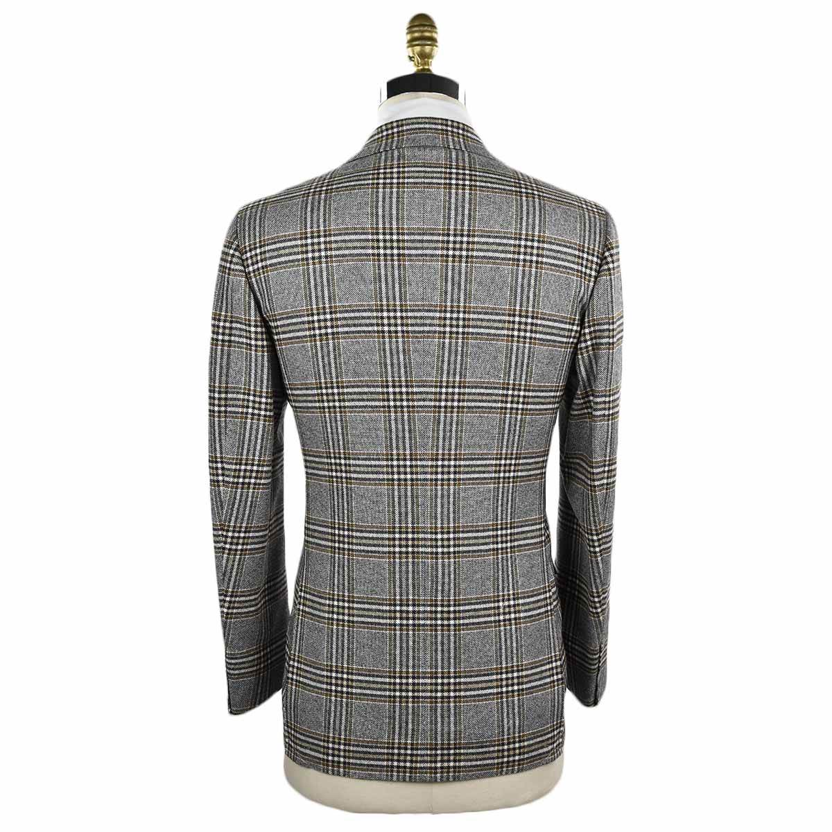 CESARE ATTOLINI Multicolor Cotton Wool Cashmere Blazer