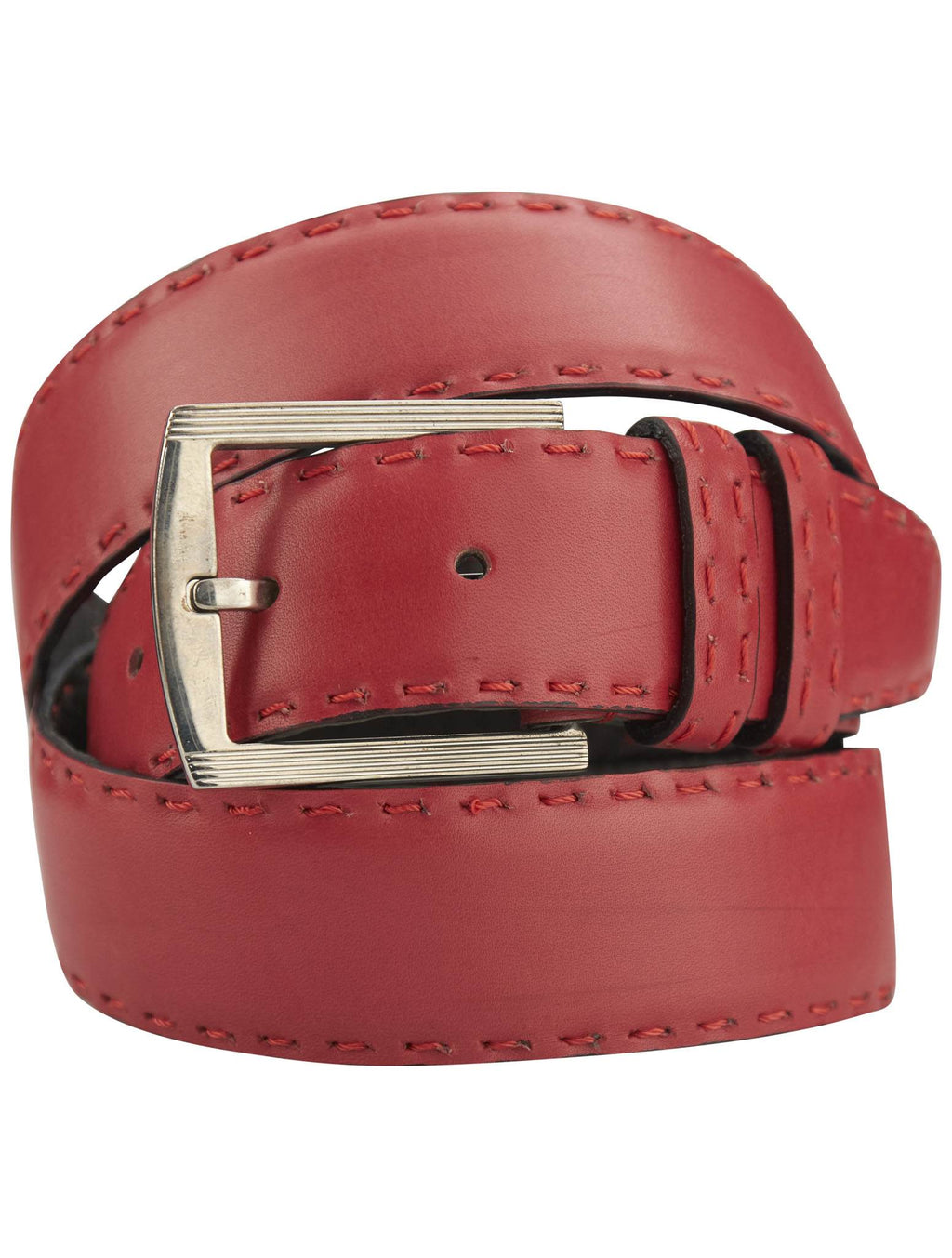 Kiton Red Leather Belt