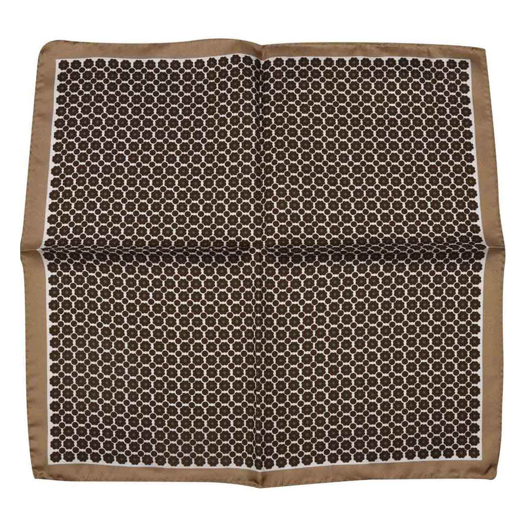 LUIGI BORRELLI Multicolor Silk pocket square