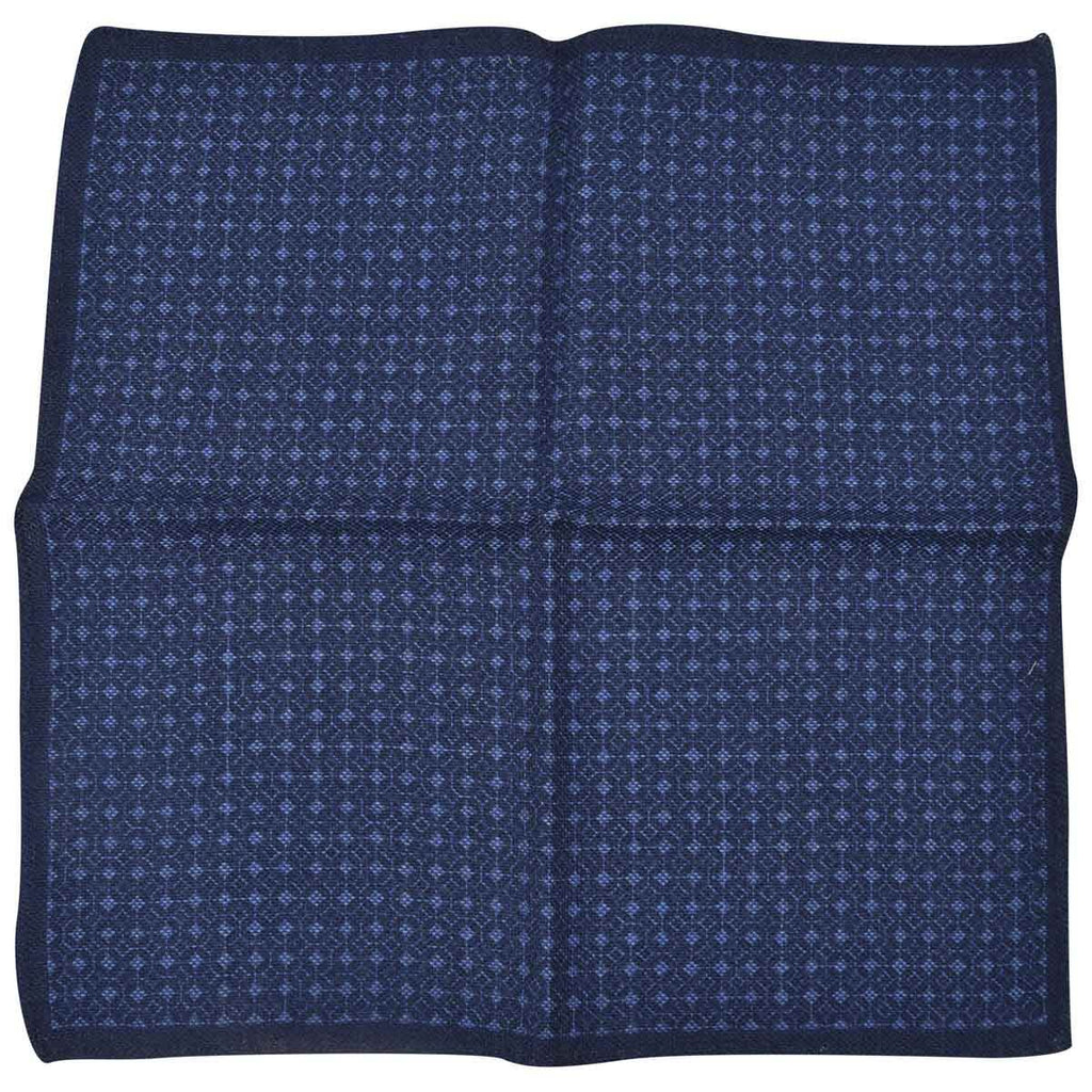 Luigi Borrelli LUIGI BORRELLI Blue Wool pocket square Blue 000