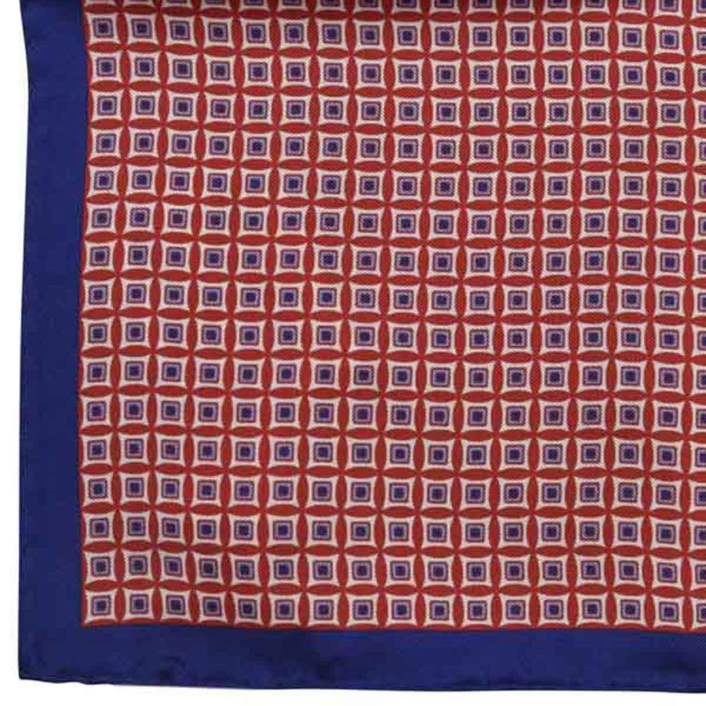 LUIGI BORRELLI Multicolor Silk pocket square