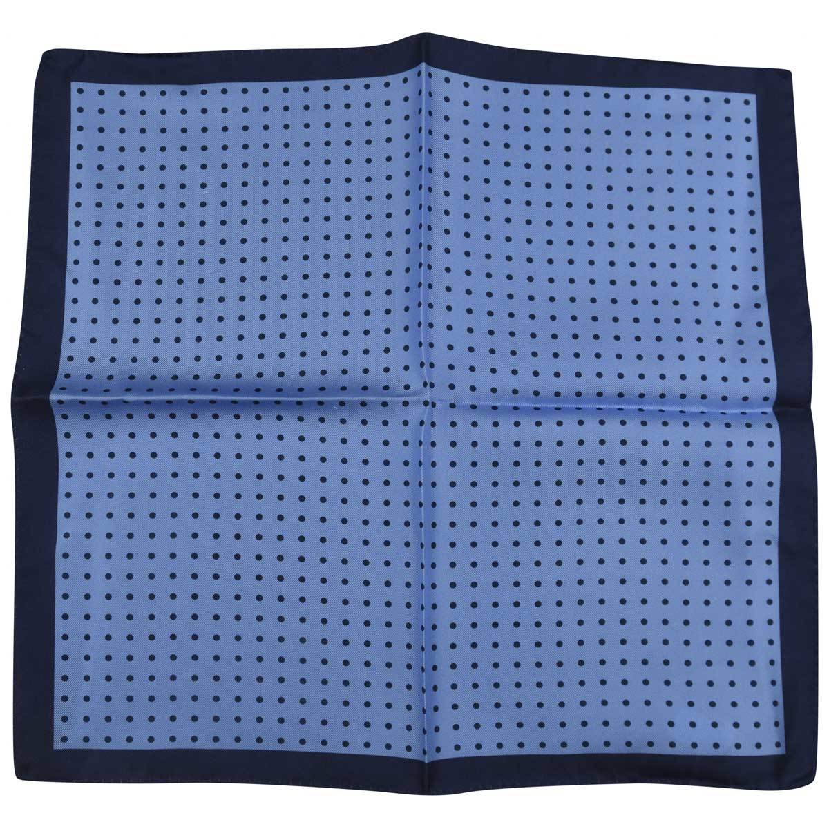Luigi Borrelli LUIGI BORRELLI Blue Light Blue Silk pocket square Blue/Light Blue 000