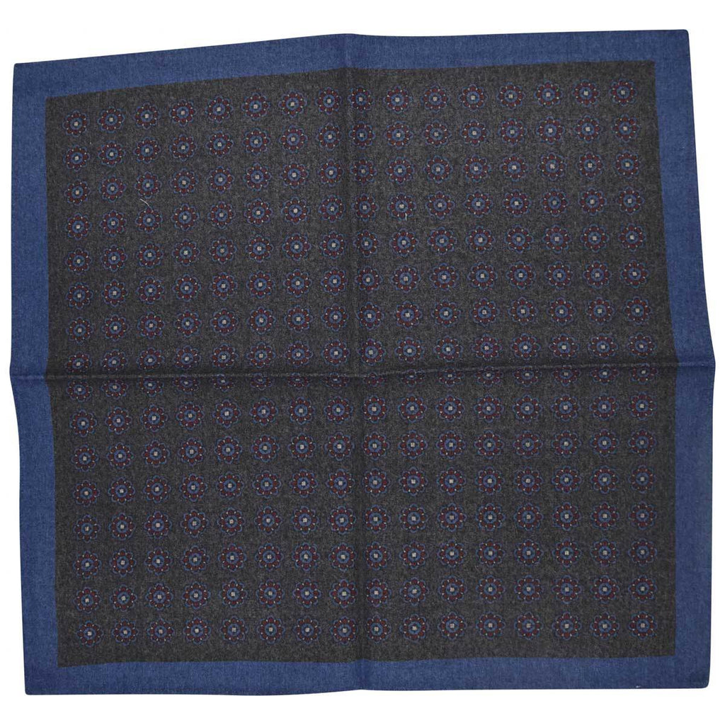 LUIGI BORRELLI Multicolor Wool pocket square