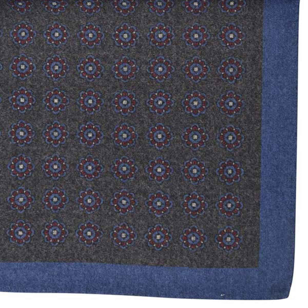 LUIGI BORRELLI Multicolor Wool pocket square