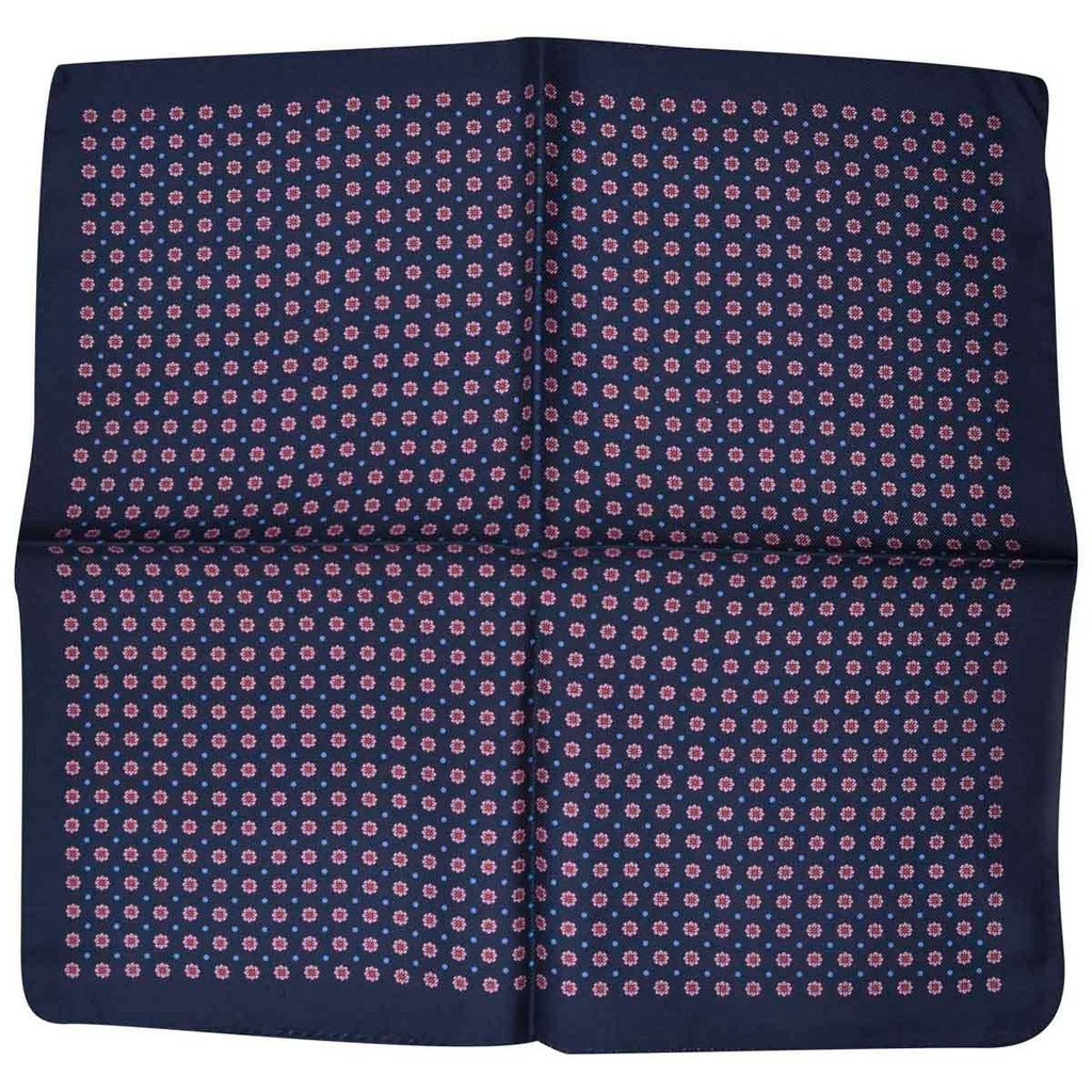LUIGI BORRELLI Multicolor Silk pocket square