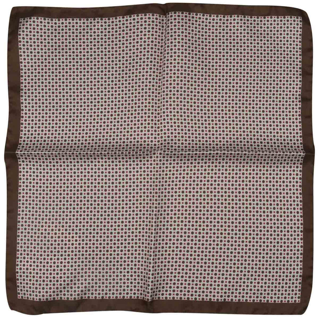 LUIGI BORRELLI Multicolor Silk pocket square