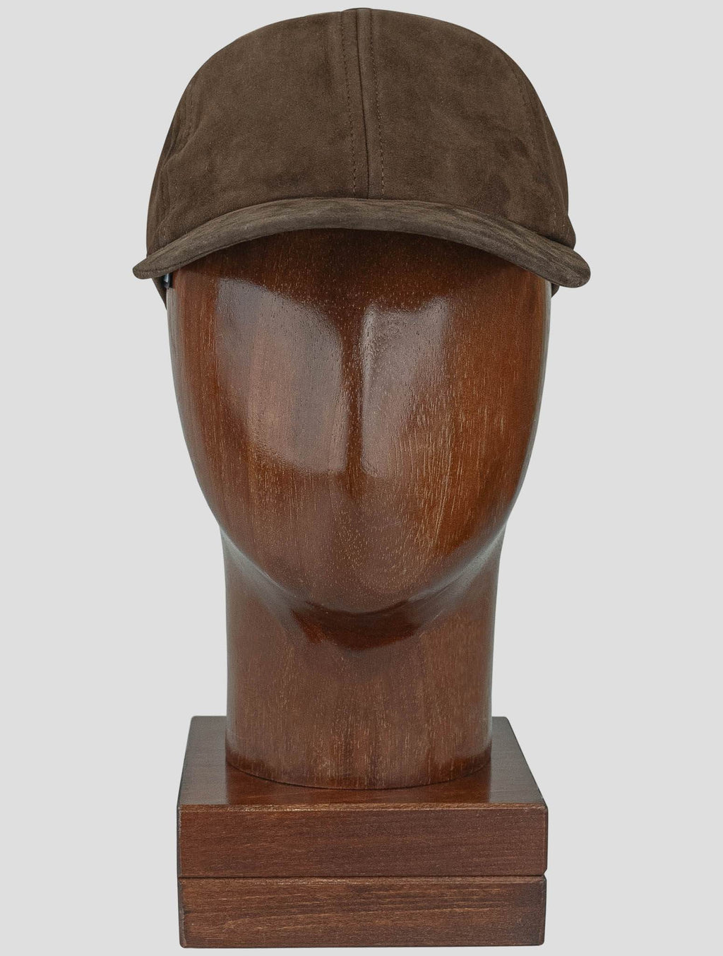 Isaia Isaia Brown Lather Lamb Baseball Cap Brown 000
