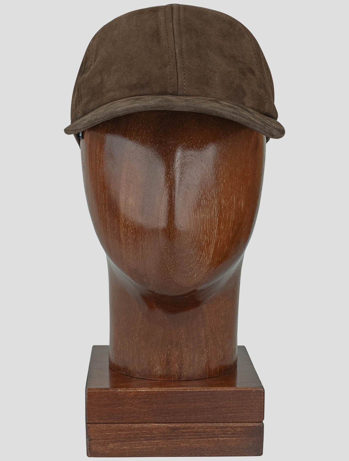 Isaia Brown Lather Lamb Baseball Cap