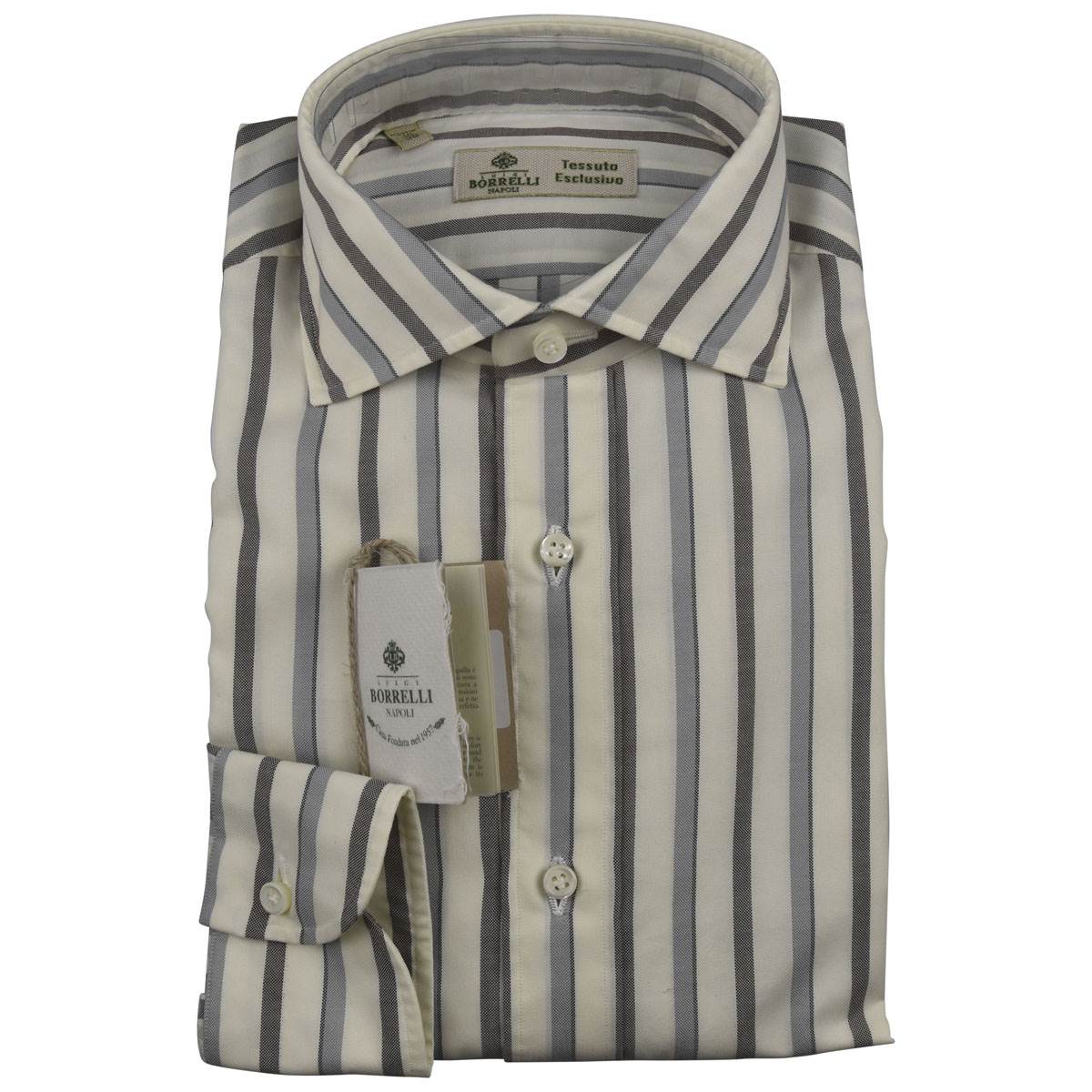 LUIGI BORRELLI Multicolor Cotton Shirt