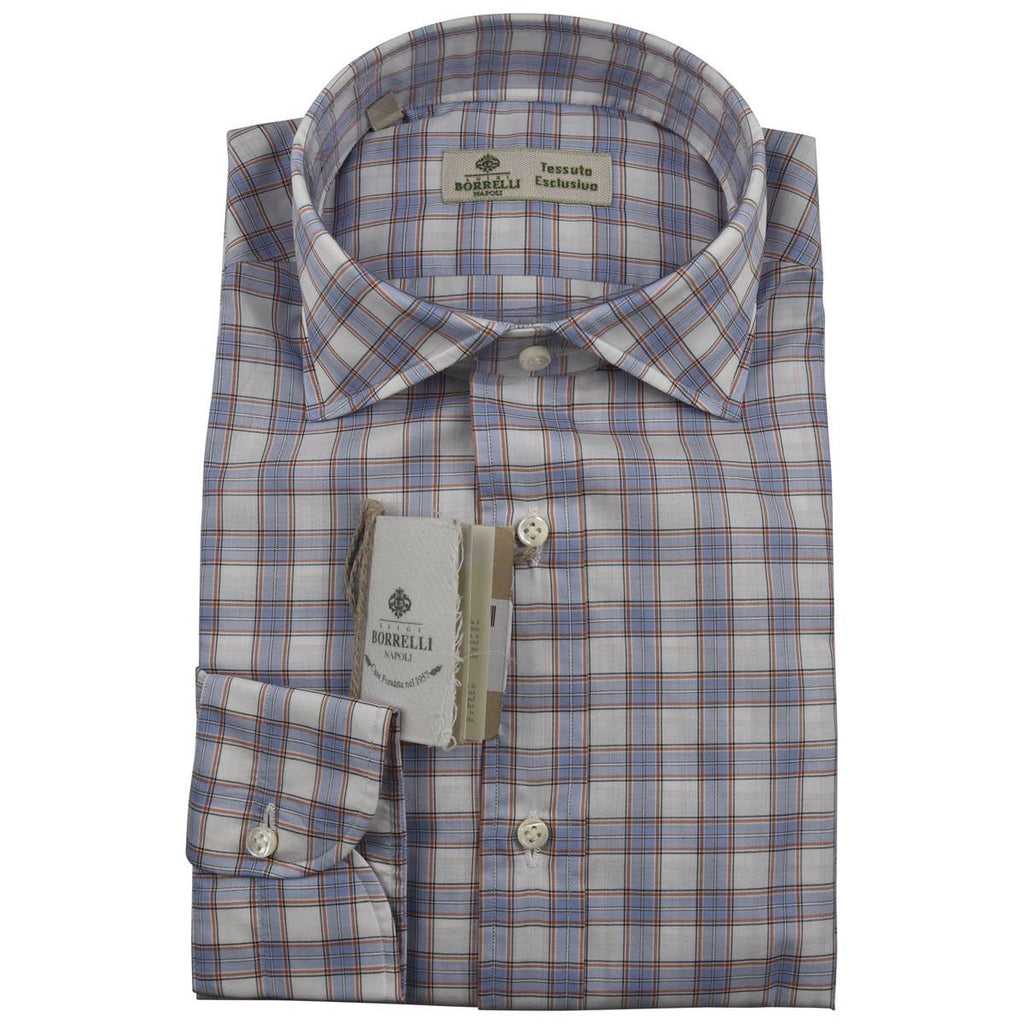LUIGI BORRELLI Multicolor Cotton Shirt